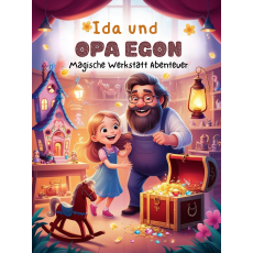 Ida und Opa Egon – Magische Werkstatt-Abenteuer: Kinderbuch zum Ausmalen und Vorlesen, personalisierbar ab 4 Jahren